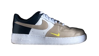 AirForce 1 – Cream - Blue
